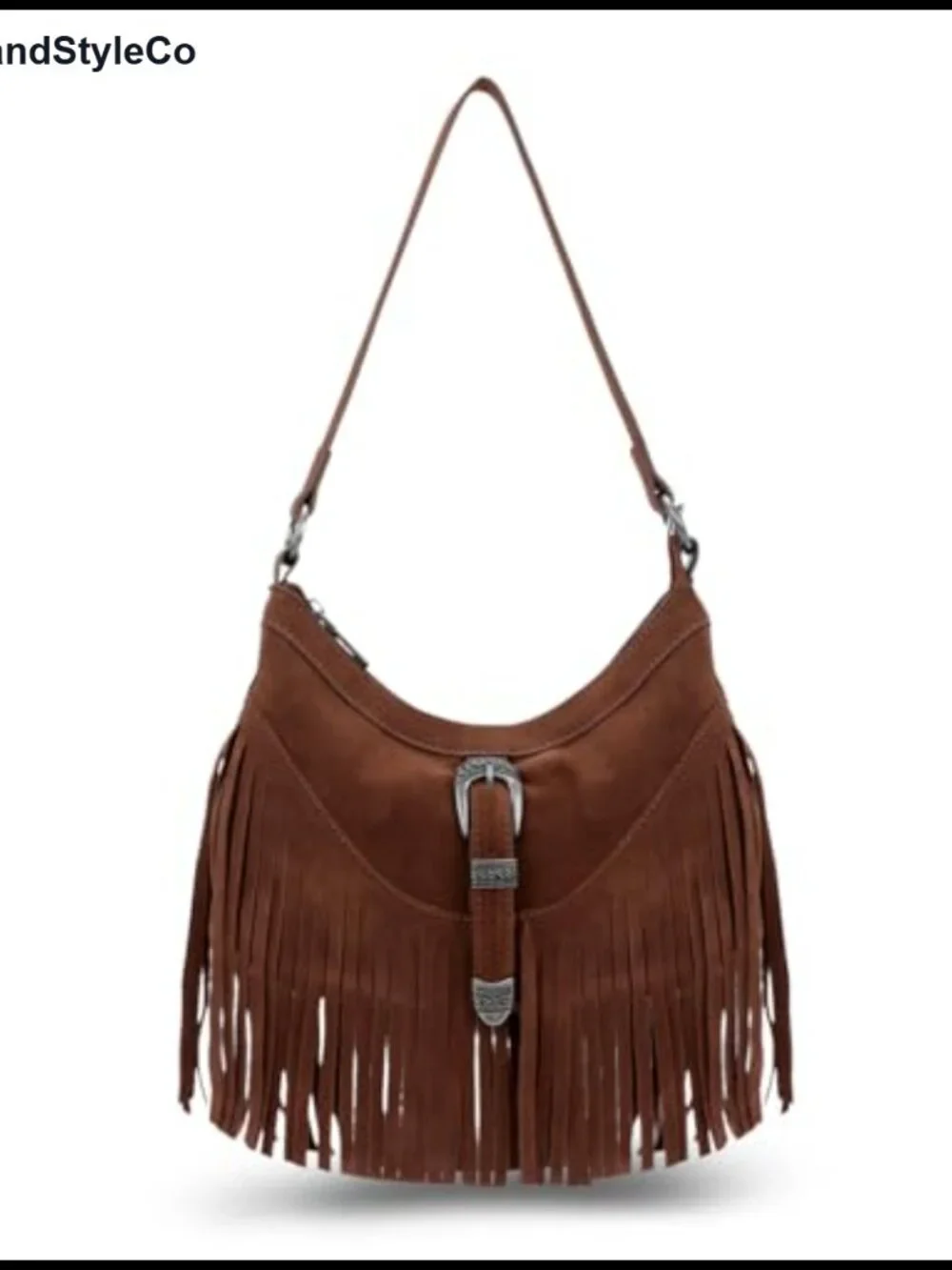 Western Fringe Hobo Purse for Women Tassel Crossbody Bag Faux Leather Shoulder